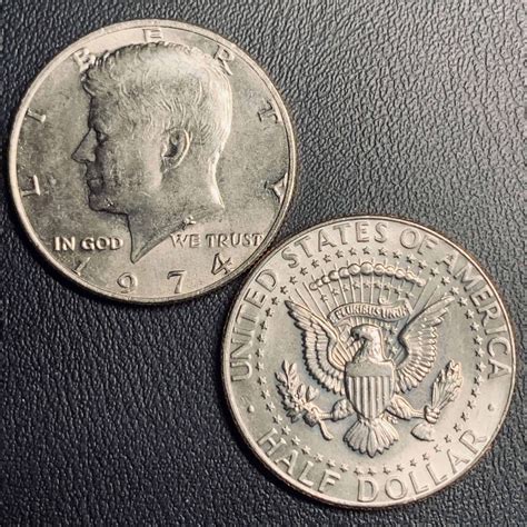 kennedy half dollar coin values 1974